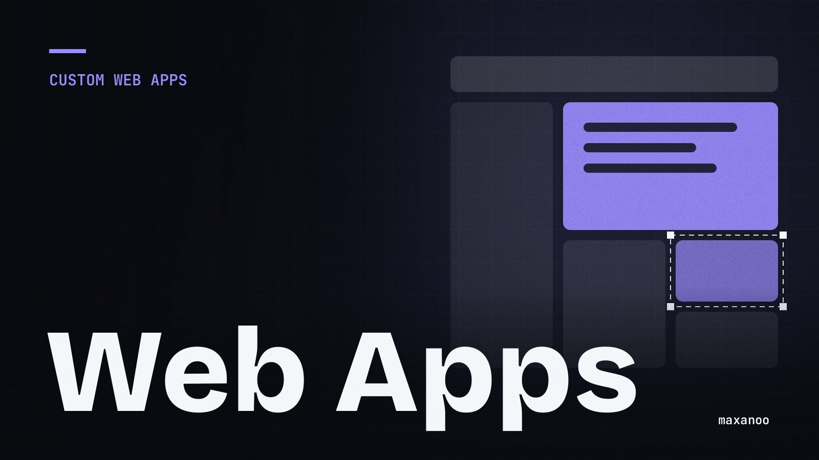Wireframe einer Web-App: individuelle Softwareentwicklung