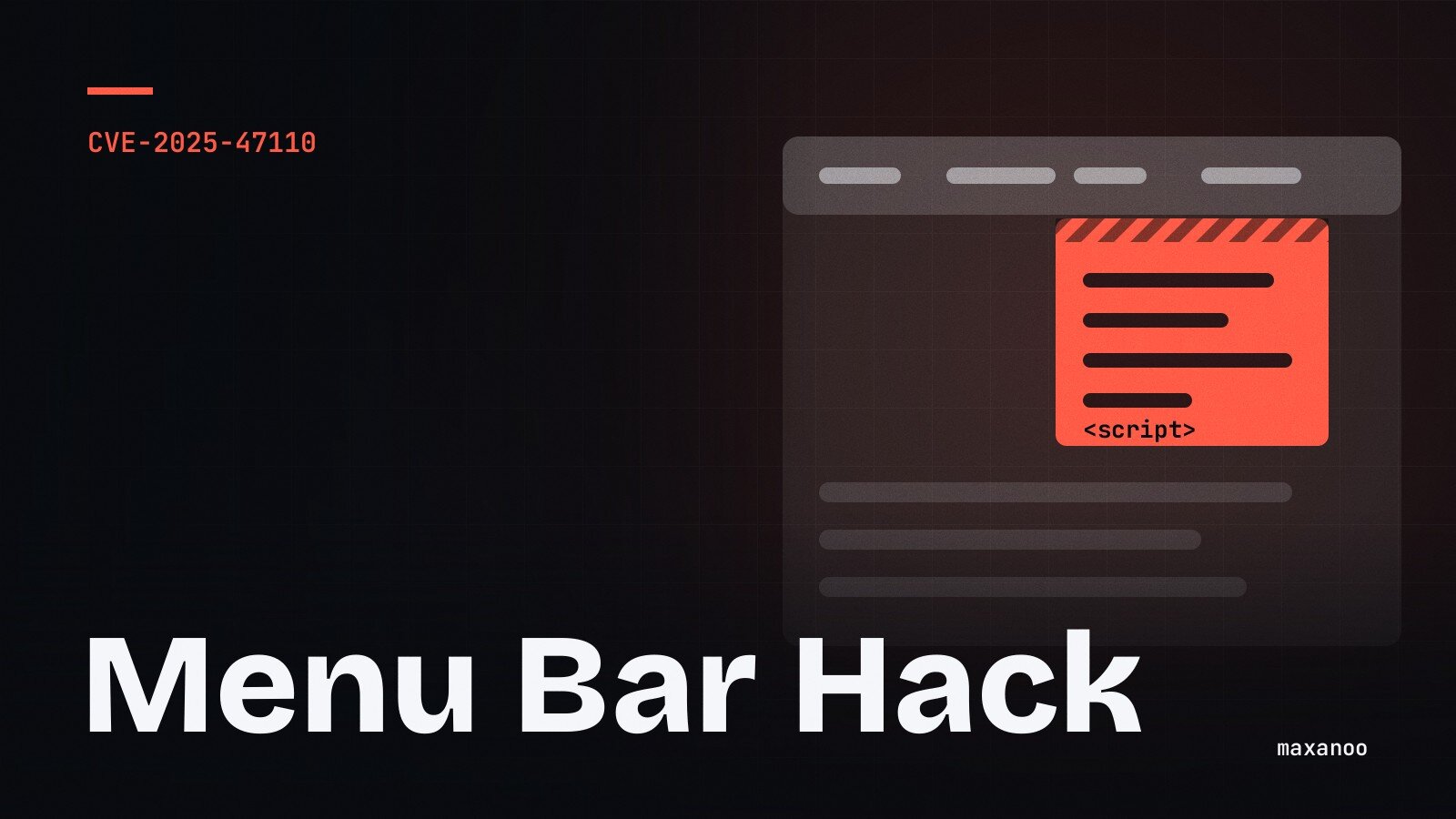Eingeschleuster Menüpunkt: Magento Menu Bar Hack (CVE-2025-47110)